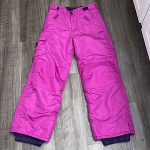 Magenta snow pants